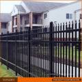 Black Security Steel Tubular Garden Fencing